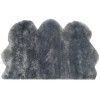 Safavieh Sheep Skin Steel Blue SHS121 3 ft. X 5 ft. Rectangle Rug
