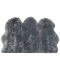 Safavieh Sheep Skin Steel Blue SHS121 3 ft. X 5 ft. Rectangle Rug