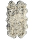 Safavieh Sheep Skin Ivory / Smoke Grey SHS121 2 ft. X 6 ft. Runner Rug