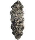 Safavieh Sheep Skin Ivory / Dark Charcoal SHS121 2 ft. X 6 ft. Runner Rug