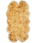 Safavieh Sheep Skin Champagne / Copper Brown SHS121 3 ft. 7 in. X 6 ft. 0 in. Rectangle Rug