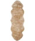 Safavieh Sheep Skin Natural Beige SHS121 2 ft. X 6 ft. Runner Rug