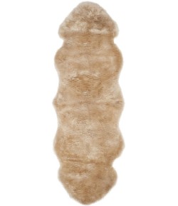 Safavieh Sheep Skin Natural Beige SHS121 2 ft. X 6 ft. Runner Rug