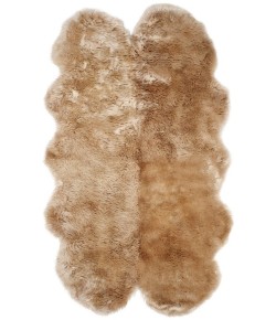 Safavieh Sheep Skin Natural Beige SHS121 3 ft. 7 in. X 6 ft. 0 in. Rectangle Rug