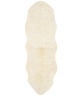 Safavieh Sheep Skin Natural / White Rug SHS211 2 ft. X 8 ft. Runner - Rugs Town Safavieh Sheep Skin Natural / White SHS211 2 ft. X 8 ft. Runner Rug