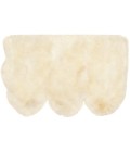 Safavieh Sheep Skin Natural / White SHS211 3 ft. X 5 ft. Rectangle Rug