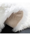 Safavieh Sheep Skin Natural / White Rug SHS211 2 ft. X 8 ft. Runner - Rugs Town Safavieh Sheep Skin Natural / White SHS211 2 ft. X 8 ft. Runner Rug