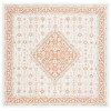 Safavieh Sunrise Ivory / Rust Sage SUN620 6 ft. 7 in. X 6 ft. 7 in. Square Rug