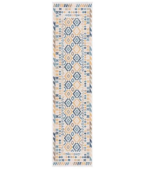 Safavieh Sunrise Ivory / Blue Gold SUN622 2 ft. X 8 ft. Runner Rug