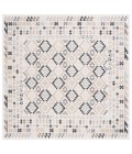 Safavieh Sunrise Ivory / Beige Black SUN622 6 ft. 7 in. X 6 ft. 7 in. Square Rug