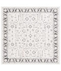 Safavieh Sunrise Ivory / Grey Black SUN627 6 ft. 7 in. X 6 ft. 7 in. Square Rug