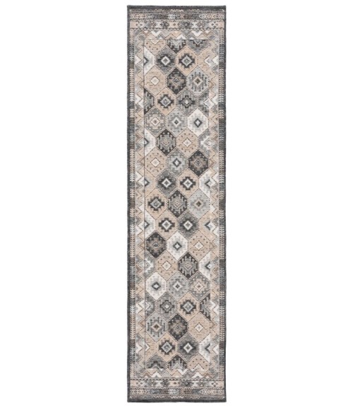 Safavieh Sunrise Ivory / Grey Black SUN630 2 ft. X 8 ft. Runner Rug