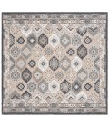 Safavieh Sunrise Ivory / Grey Black SUN630 6 ft. 7 in. X 6 ft. 7 in. Square Rug