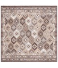 Safavieh Sunrise Ivory / Beige Brown SUN630 6 ft. 7 in. X 6 ft. 7 in. Square Rug