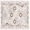 Safavieh Sunrise Ivory / Beige Brown SUN630 6 ft. 7 in. X 6 ft. 7 in. Square Rug