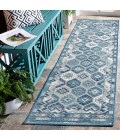 Safavieh Sunrise Grey / Blue Ivory SUN630 2 ft. X 8 ft. Runner Rug