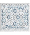 Safavieh Sunrise Grey / Blue Ivory SUN630 6 ft. 7 in. X 6 ft. 7 in. Square Rug