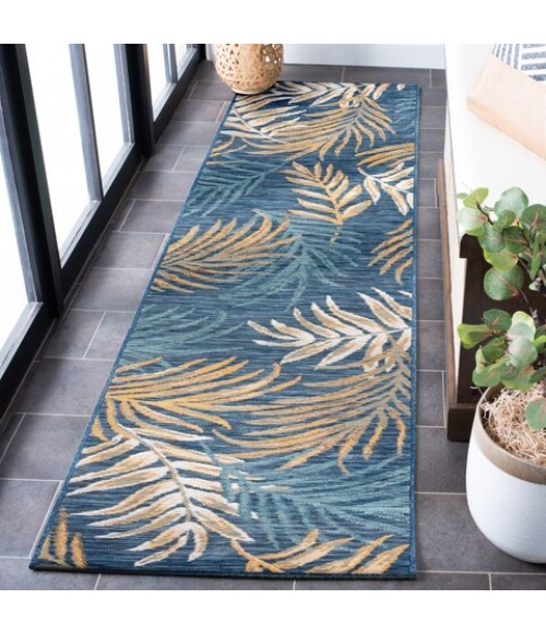 Safavieh Sunrise Ivory / Blue Gold SUN670 2 ft. X 8 ft. Runner Rug