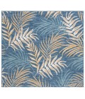 Safavieh Sunrise Ivory / Blue Gold SUN670 6 ft. 7 in. X 6 ft. 7 in. Square Rug