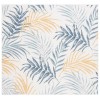 Safavieh Sunrise Ivory / Blue Gold SUN670 6 ft. 7 in. X 6 ft. 7 in. Square Rug