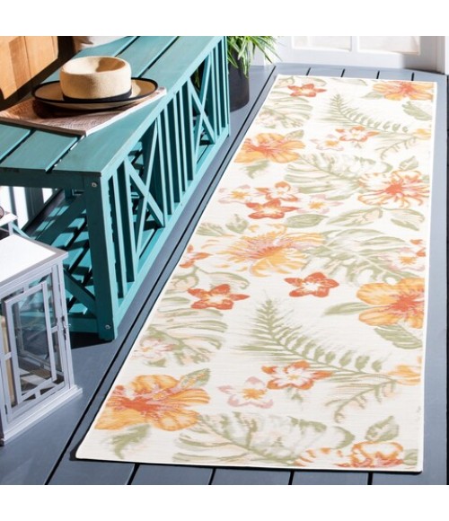 Safavieh Sunrise Ivory / Rust Sage SUN671 2 ft. X 8 ft. Runner Rug