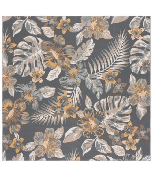 Safavieh Sunrise Ivory / Grey Gold SUN671 6 ft. 7 in. X 6 ft. 7 in. Square Rug