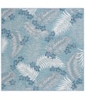 Safavieh Sunrise Grey / Blue Ivory SUN675 6 ft. 7 in. X 6 ft. 7 in. Square Rug