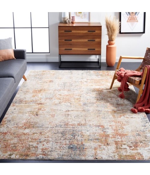 Safavieh Silverado Rust / Blue SVD102 4 ft. X 6 ft. Rectangle Rug