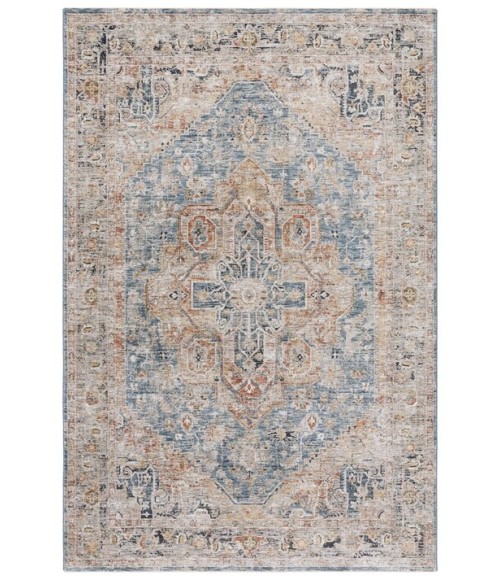 Safavieh Silverado Blue / Rust SVD110 5 ft. X 8 ft. Rectangle Rug