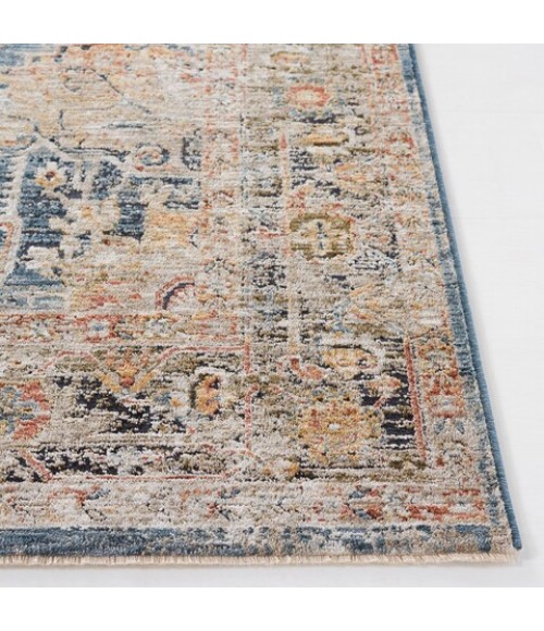 Safavieh Silverado Blue / Rust SVD110 5 ft. X 8 ft. Rectangle Rug