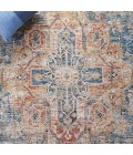 Safavieh Silverado Blue / Rust SVD110 5 ft. X 8 ft. Rectangle Rug