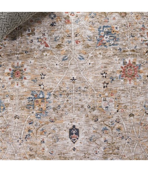 Safavieh Silverado Beige / Rust SVD112 8 ft. X 10 ft. Rectangle Rug