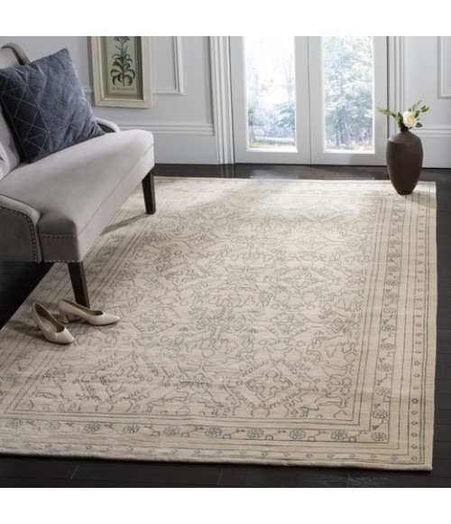 Safavieh Nepalese Sky Blue / Cream SZK273 6 ft. X 9 ft. Rectangle Rug