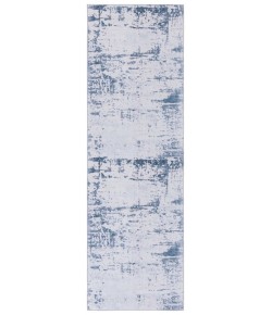 Safavieh Tacoma Grey / Navy TAC864 2 ft. 6 in. X 8 ft. Runner Rug