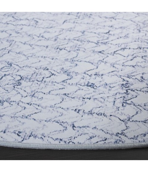 Safavieh Tacoma Grey / Blue Rug TAC901 6 ft. X 6 ft. Round - Rugs Town Safavieh Tacoma Grey / Blue TAC901 6 ft. X 6 ft. Round Rug