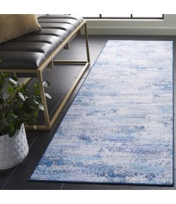Safavieh Tacoma Grey / Blue TAC904 2 ft. 6 in. X 8 ft. Runner Rug