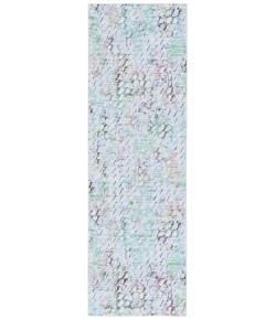 Safavieh Tacoma Grey / Green TAC913 2 ft. 6 in. X 8 ft. Runner Rug