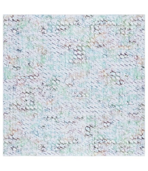 Safavieh Tacoma Grey / Green Rug TAC913 6 ft. X 6 ft. Square - Rugs Town Safavieh Tacoma Grey / Green TAC913 6 ft. X 6 ft. Square Rug