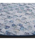 Safavieh Tacoma Grey / Aqua Rug TAC917 6 ft. X 6 ft. Round - Rugs Town Safavieh Tacoma Grey / Aqua TAC917 6 ft. X 6 ft. Round Rug