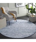 Safavieh Tacoma Grey / Aqua Rug TAC917 6 ft. X 6 ft. Round - Rugs Town Safavieh Tacoma Grey / Aqua TAC917 6 ft. X 6 ft. Round Rug