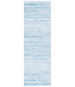 Safavieh Tacoma Grey / Aqua TAC919 2 ft. 6 in. X 8 ft. Runner Rug