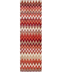 Safavieh Tahoe Beige / Terracotta TAH477 2 ft. 6 in. X 8 ft. Runner Rug