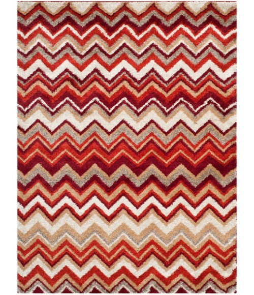 Safavieh Tahoe Beige / Terracotta TAH477 8 ft. X 10 ft. Rectangle Rug