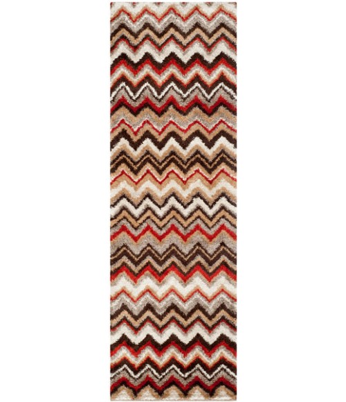 Safavieh Tahoe Beige / Brown TAH477 2 ft. 6 in. X 8 ft. Runner Rug