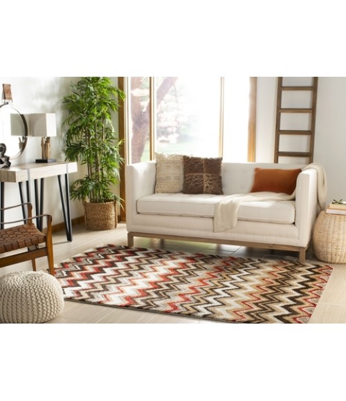 Safavieh Tahoe Beige / Brown TAH477 4 ft. X 6 ft. Rectangle Rug