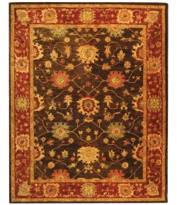 Safavieh Taj Mahal Olive / Burgundy TJM108 4 ft. X 6 ft. Rectangle Rug
