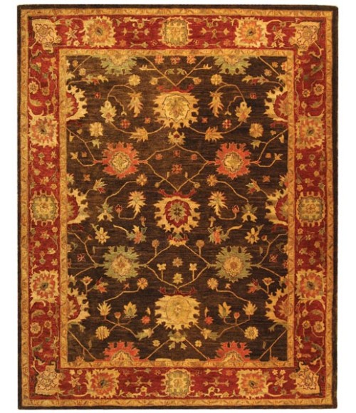 Safavieh Taj Mahal Olive / Burgundy TJM108 4 ft. X 6 ft. Rectangle Rug