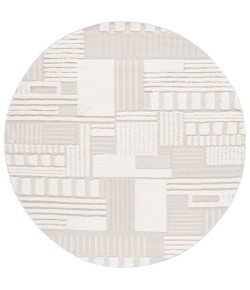 Safavieh Trends Beige / Ivory TRD126 9 ft. X 9 ft. Round Rug