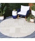 Safavieh Trends Beige / Ivory Rug TRD126 8 ft. X 8 ft. Round - Rugs Town Safavieh Trends Beige / Ivory TRD126 8 ft. X 8 ft. Round Rug