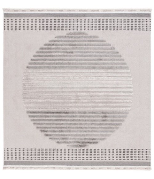 Safavieh Urban Grey / Light Grey URB216 6 ft. 7 in. X 6 ft. 7 in. Square Rug